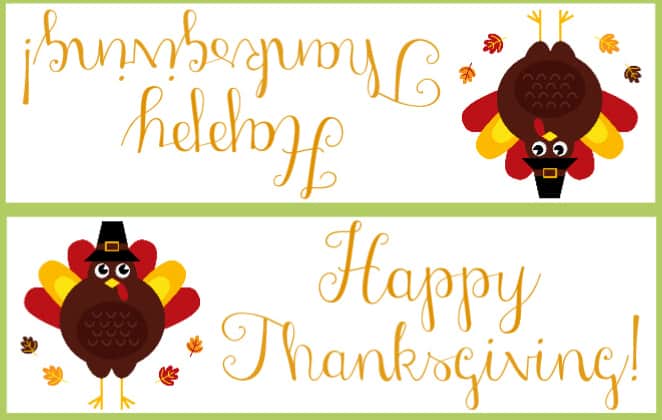 Free Thanksgiving Bag Topper Printables