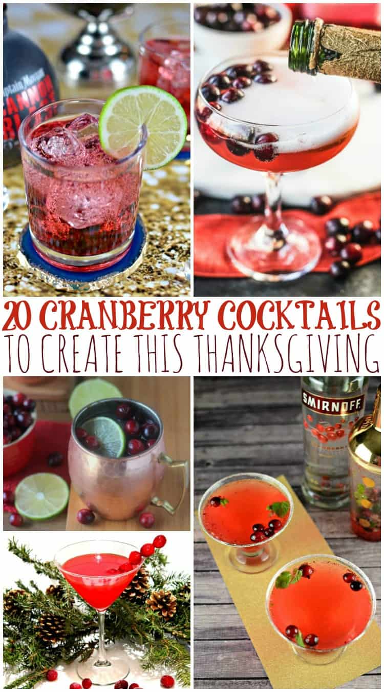 20 Cranberry Cocktails To Create This Thanksgiving | #cranberry #alcohol #cocktails #thanksgiving #winter #christmas Cranberry Cocktails