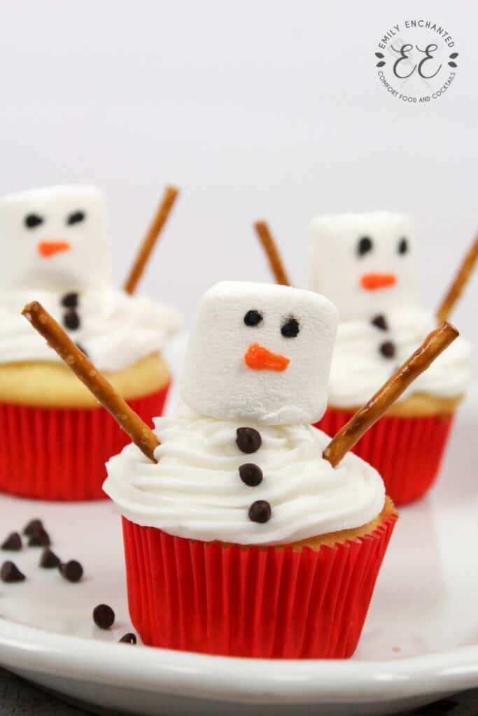 Snowman Cupcakes