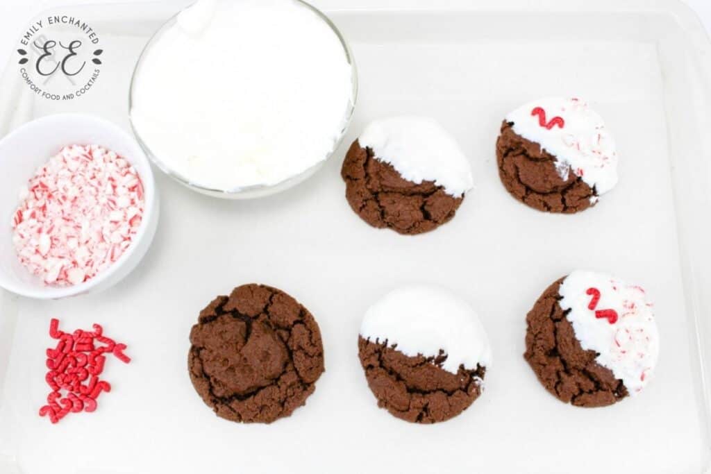 Peppermint Chocolate Cookies