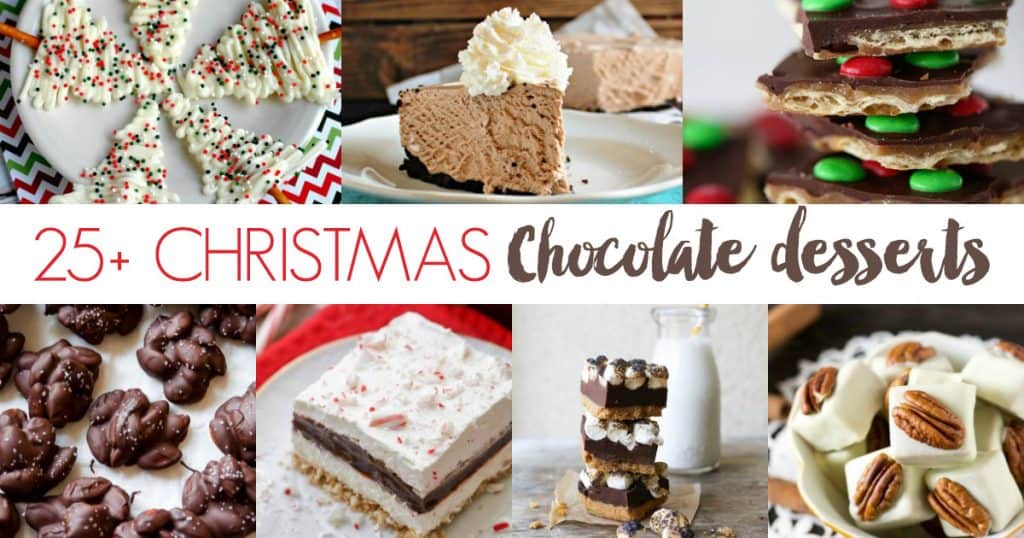 25+ Christmas Chocolate Desserts