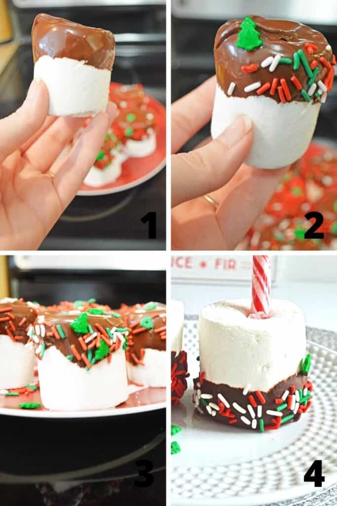 Christmas Marshmallow Pops