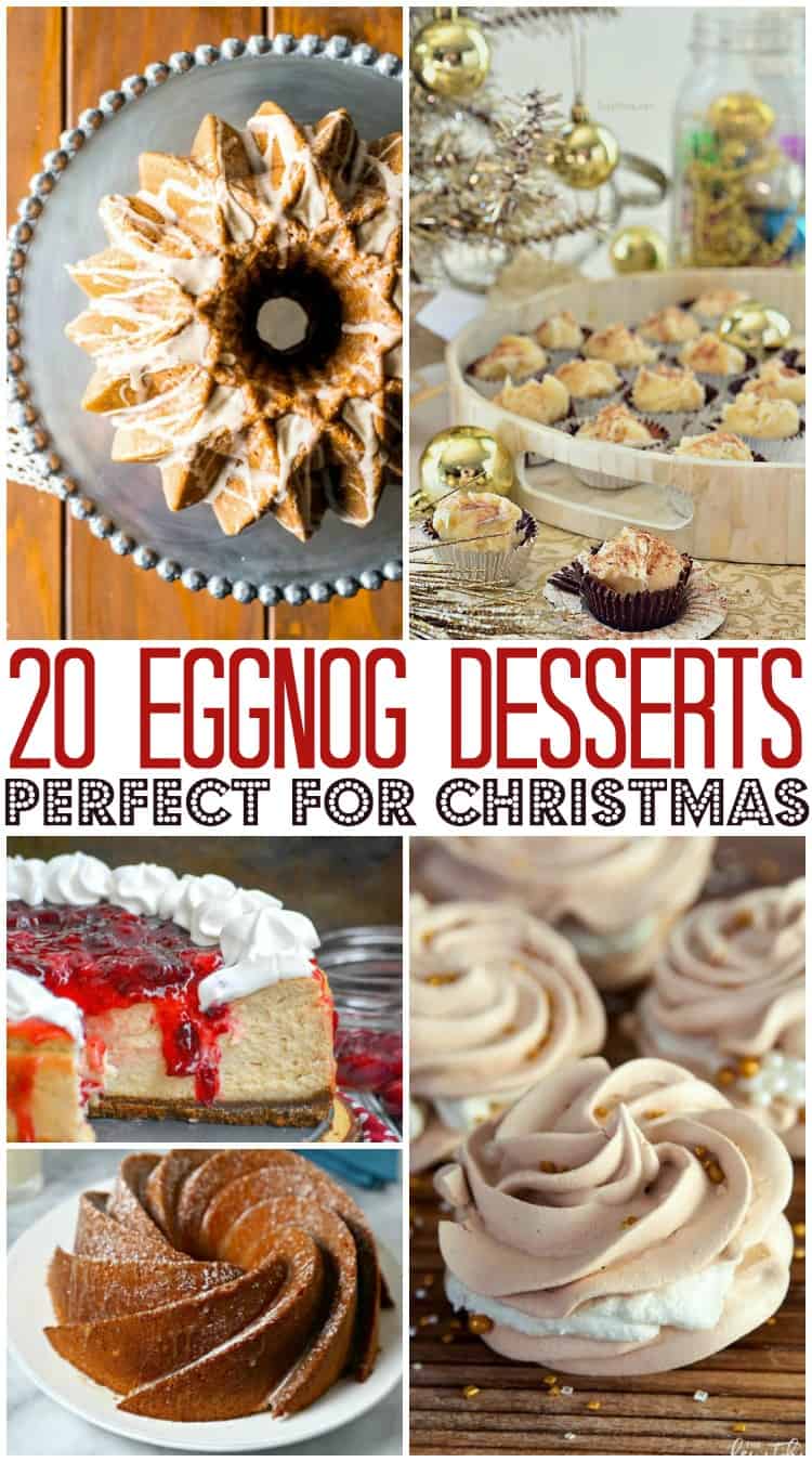 20 Eggnog Desserts Perfect for Christmas | #eggnog #dessert #christmas #eggnogdesserts #christmasdesserts 20 Eggnog Desserts Perfect for Christmas