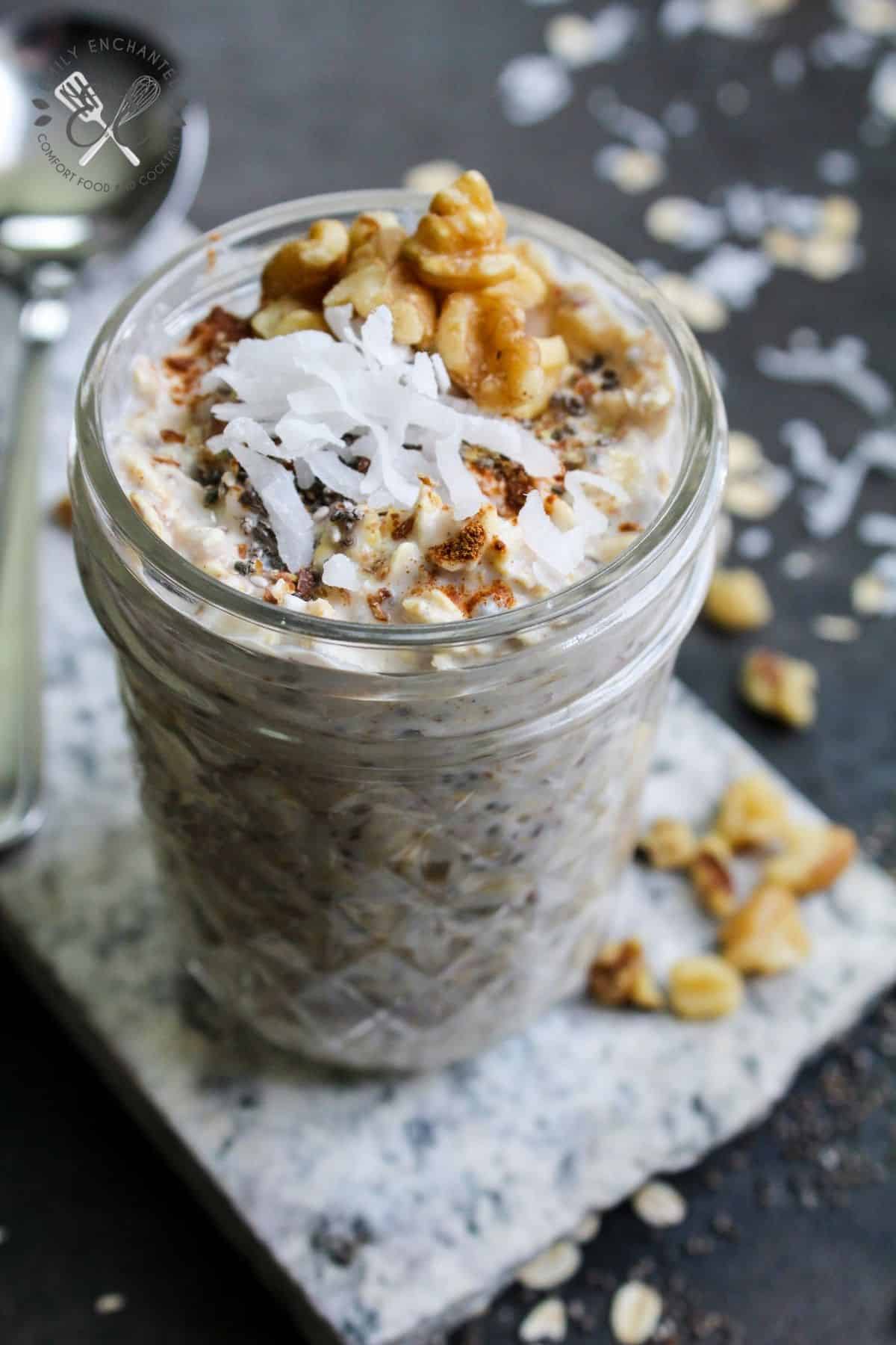 Coconut Chia Overnight Oats Recipe Coconut Overnight Oats Recipe