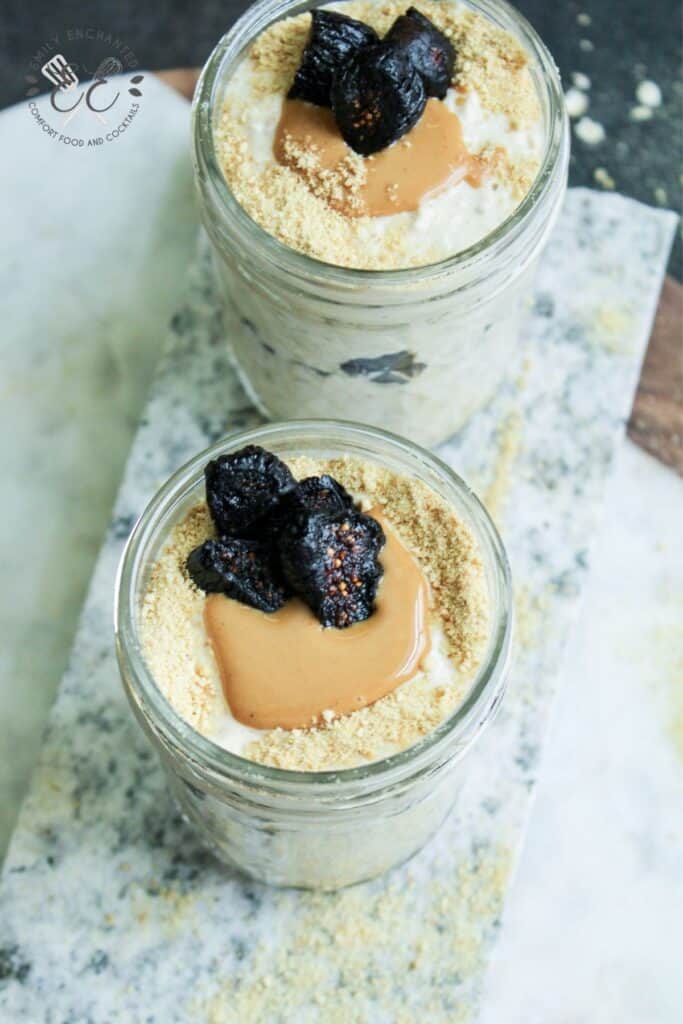 Peanut Butter and Fig Overnight Oats
