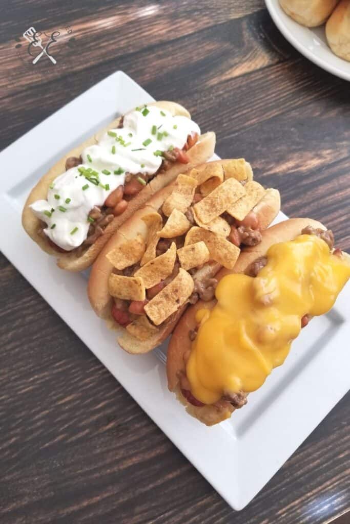Cheesy Chili Dogs Cheesy Chili Dogs