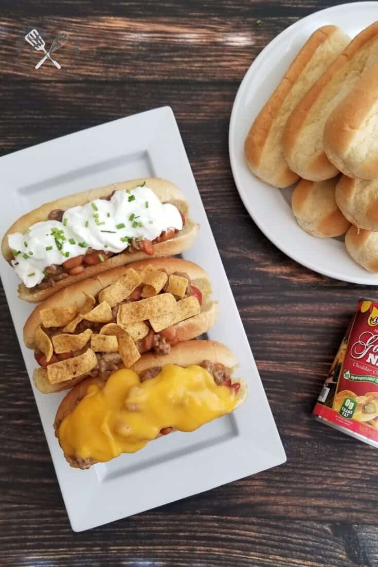 The Best Easy Chili Cheese Dogs Loaded with Toppings