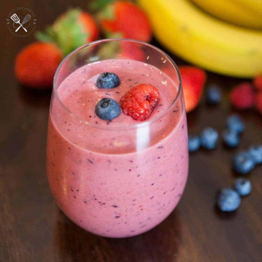 Very Berry Protein Smoothie | Fruit Smoothie Recipe