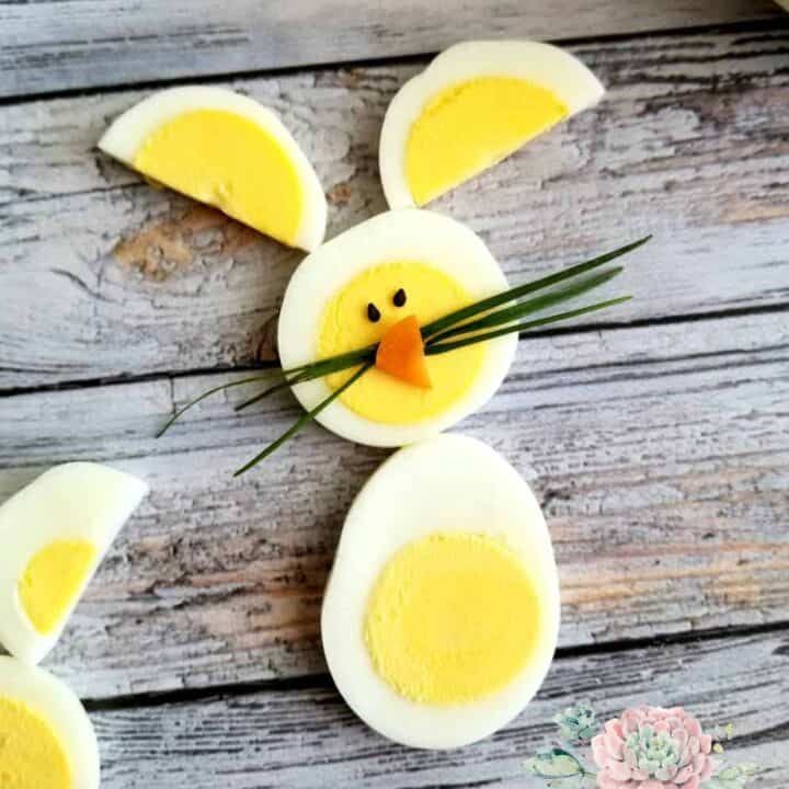 Hard-Boiled Egg Easter Bunny