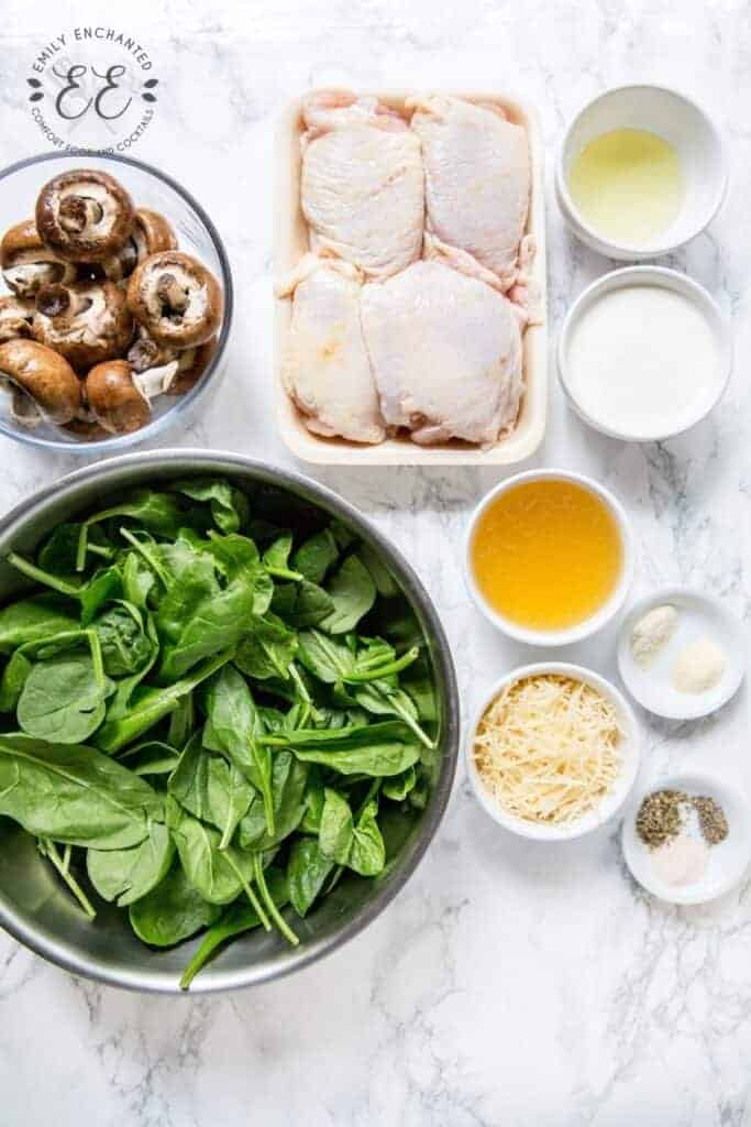 Chicken Florentine Ingredients