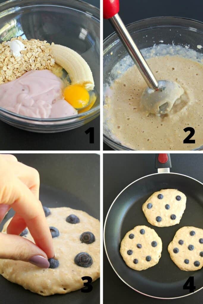 Healthy Blueberry Pancakes Recipe