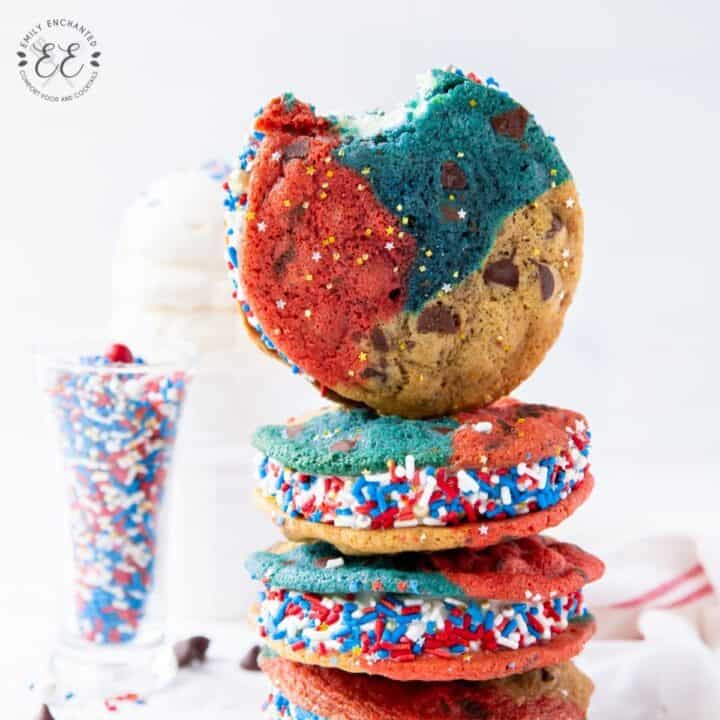 4th of July Ice Cream Sandwiches
