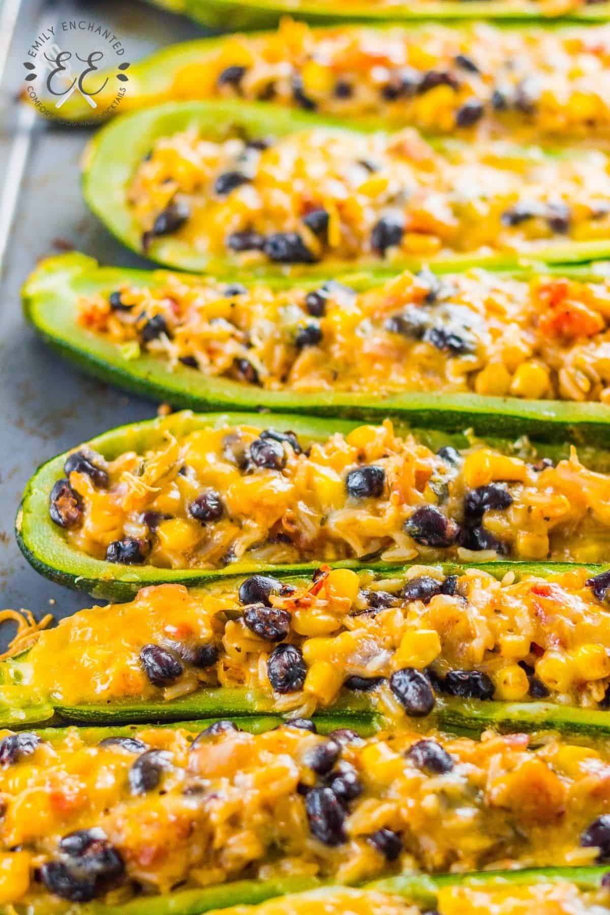 Mexican Stuffed Zucchini