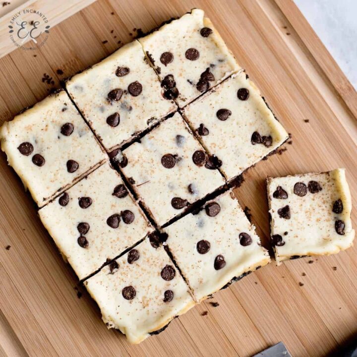 Chocolate Chip Eggnog Bars