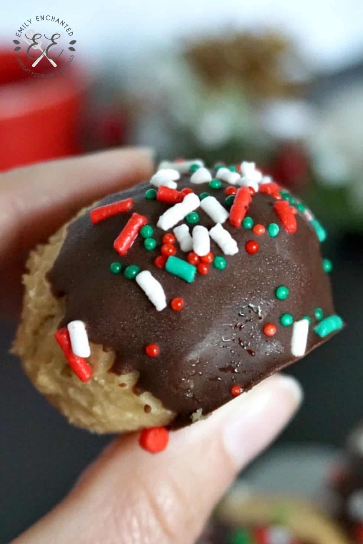 Christmas Peanut Butter Balls