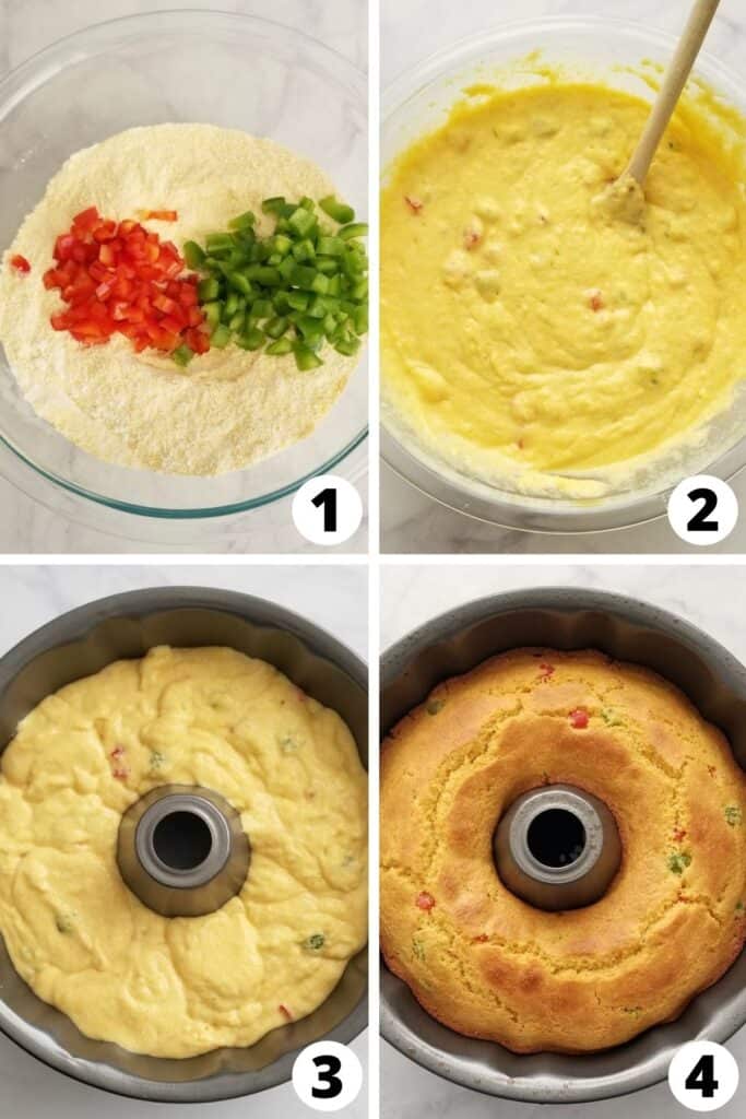 Cornbread in Bundt Pan