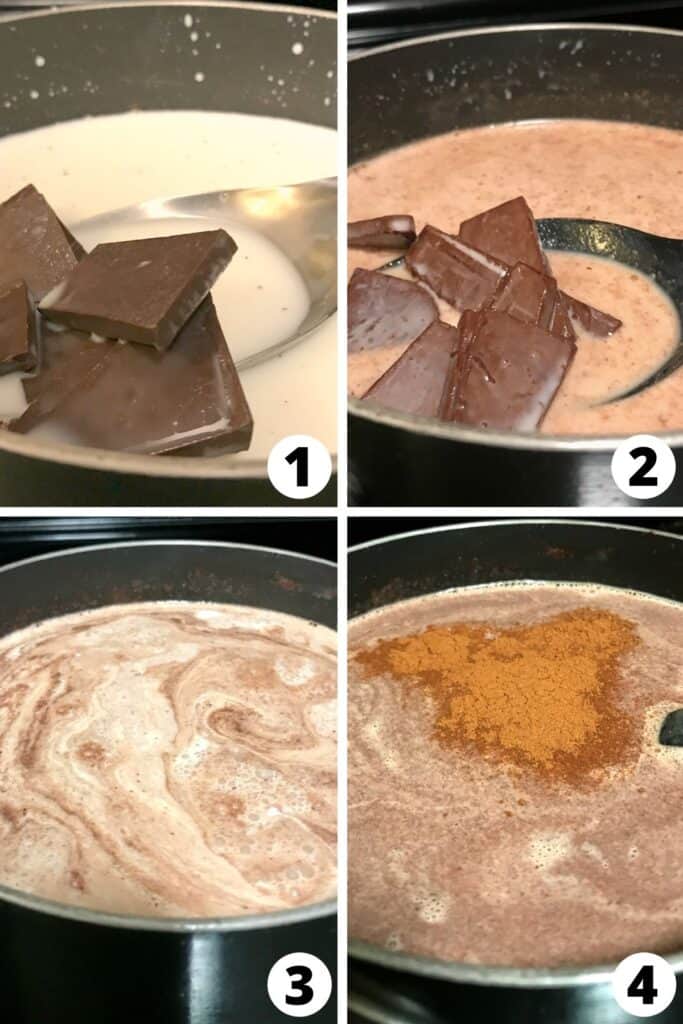 Mexican Hot Chocolate Drink Steps