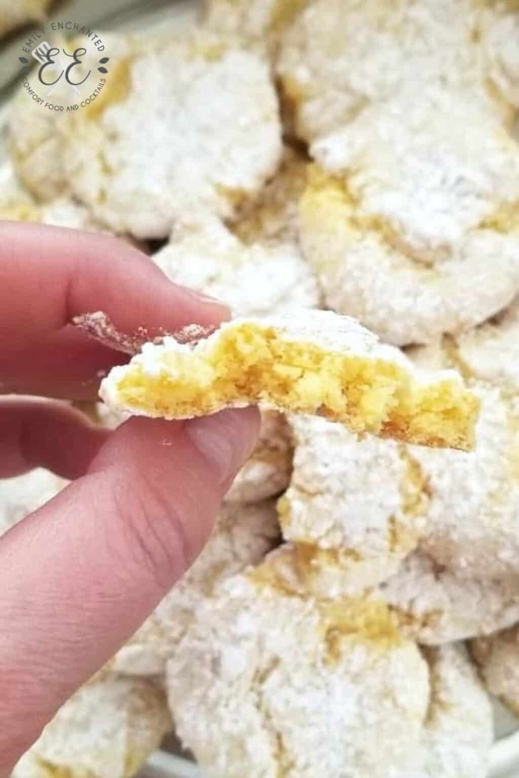 The Best Lemon Snowflake Cookies Recipe with Cake Mix