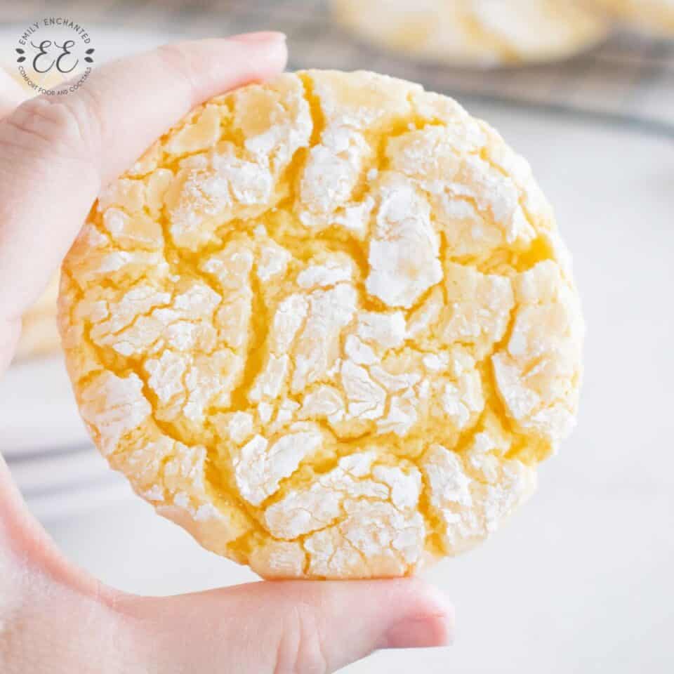 The Best Lemon Snowflake Cookies Recipe with Cake Mix