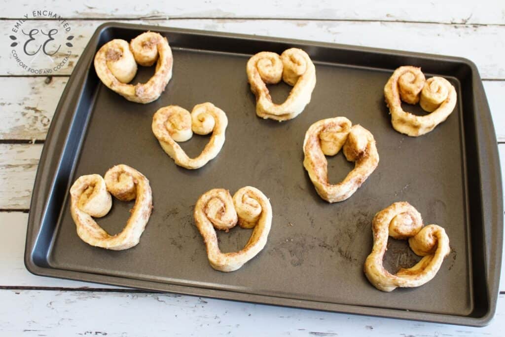 Valentine's Day Rolls with Icing