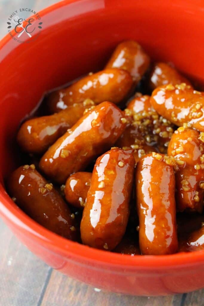 Honey Garlic Crock Pot Little Smokies Appetizer Recipe