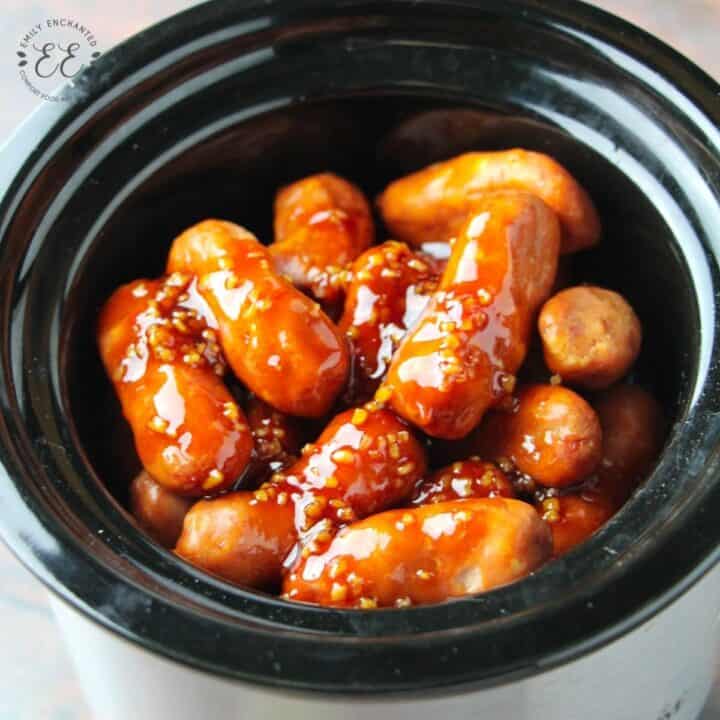 Honey Garlic Crock Pot Little Smokies Appetizer