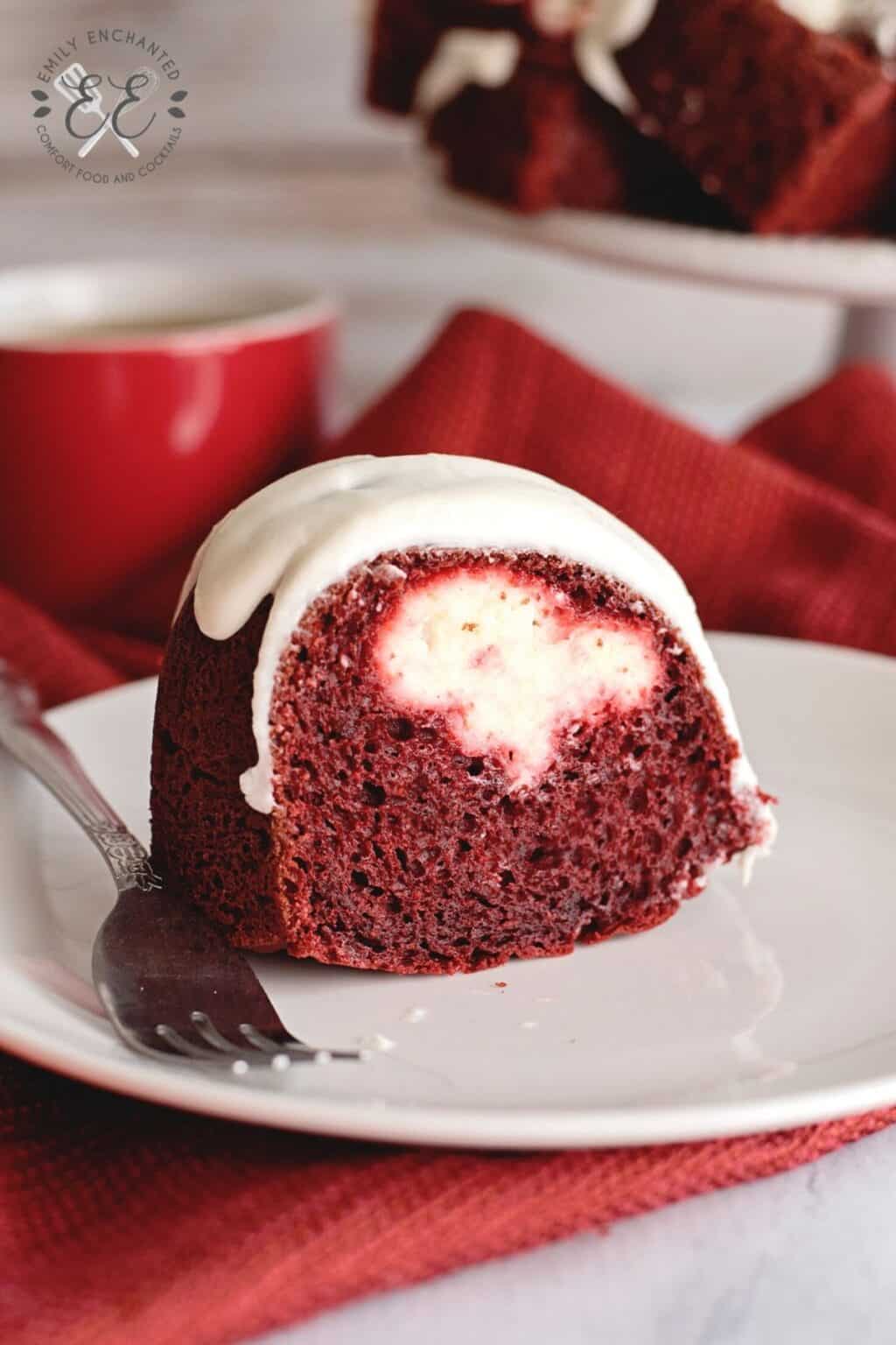 The Best Red Velvet Bundt Cake Recipe with Cream Cheese Filling