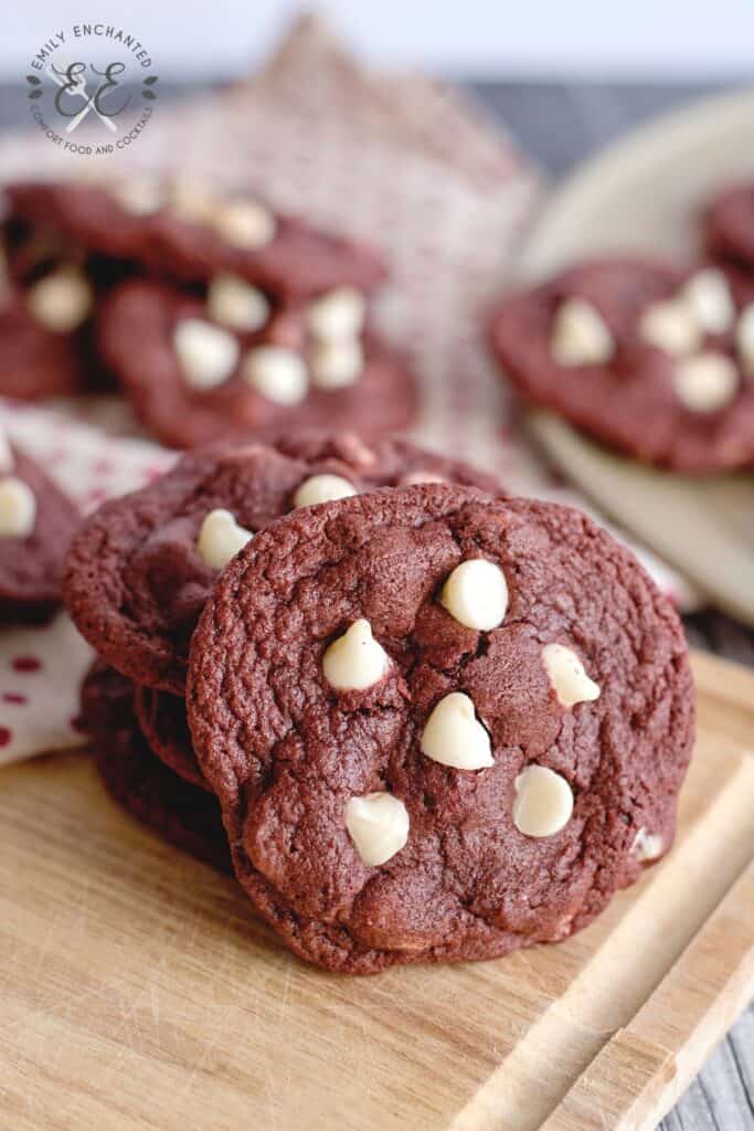 White Chocolate Chip Red Velvet Cookies Recipe