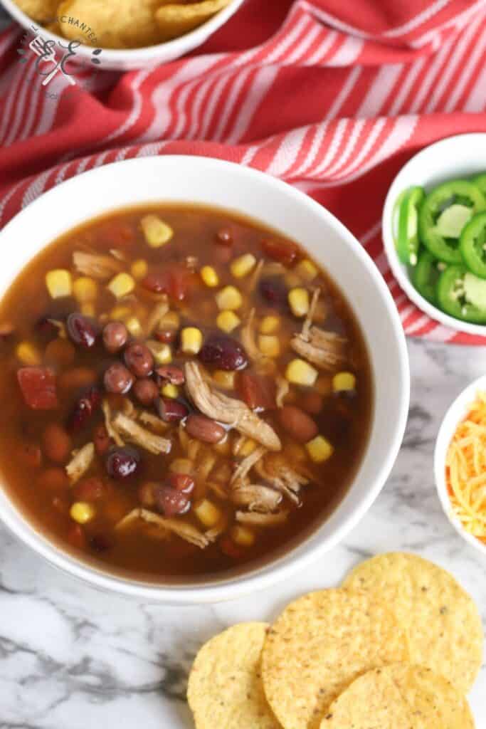 Crock Pot Chicken Taco Soup Recipe