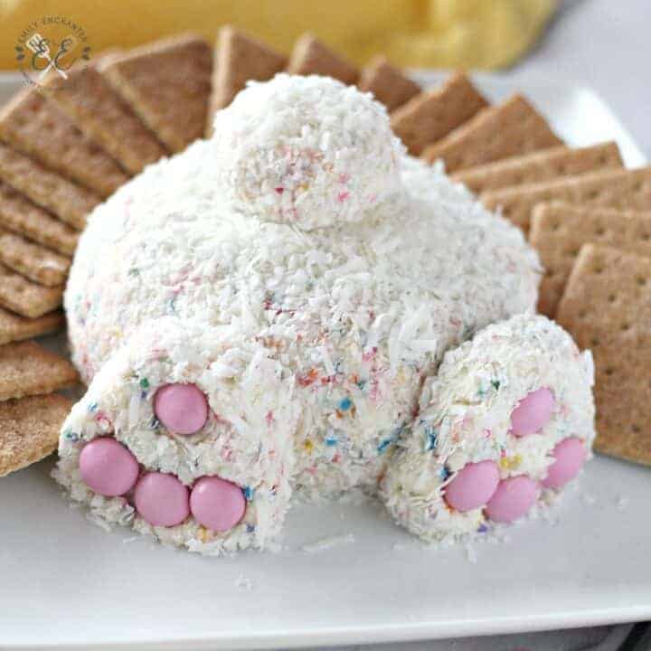 Bunny Butt Cheese Ball Easter Dessert