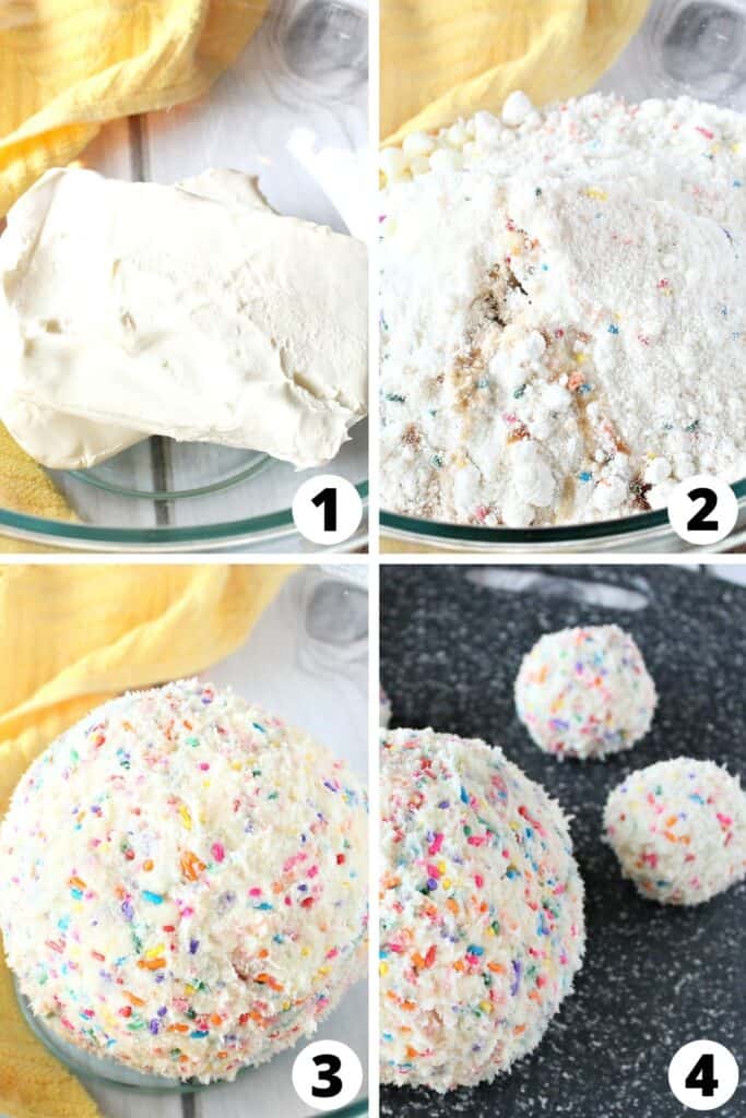 Easter Cheese Ball Dessert