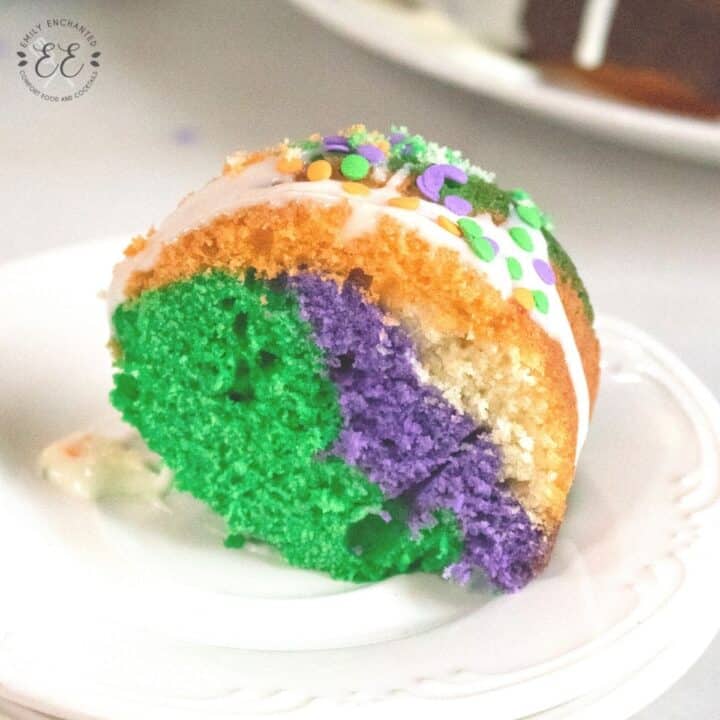 Mardi Gras Bundt Cake