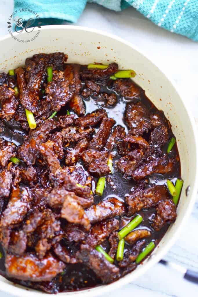 Homemade Mongolian Beef Takeout