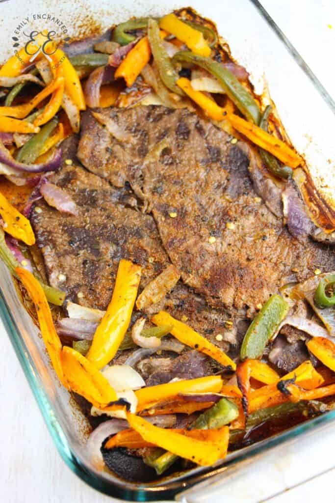 Sheet Pan Steak Fajitas