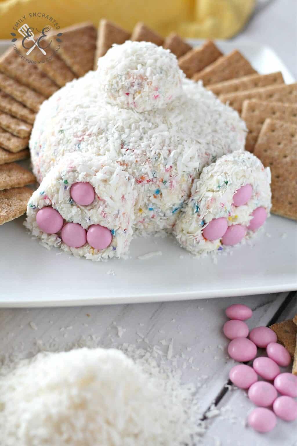Sweet Bunny Butt Cheese Ball Easter Dessert Recipe