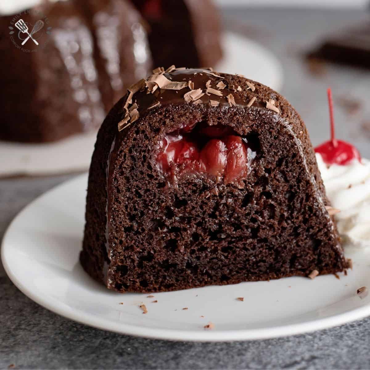 Black Forest Mini Bundt Cakes Recipe