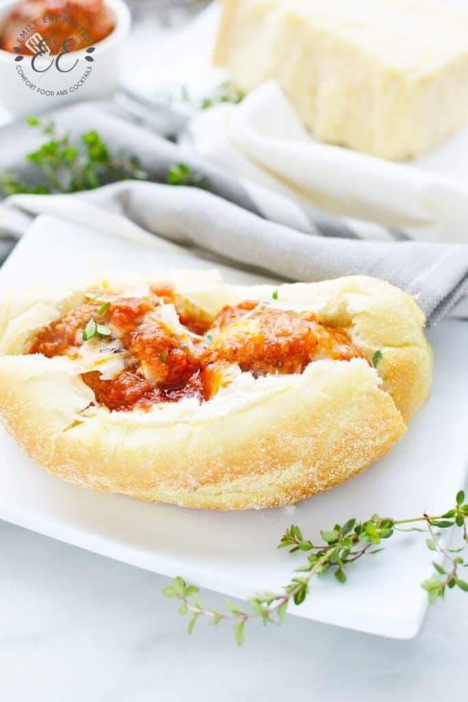 Meatball Sub Sandwich with Slow Cooker Meatballs
