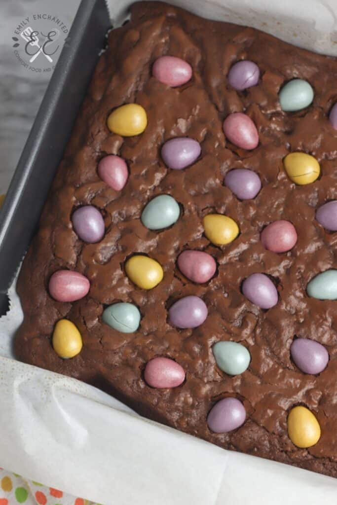 Easter Chocolate Brownies Easter Chocolate Brownies