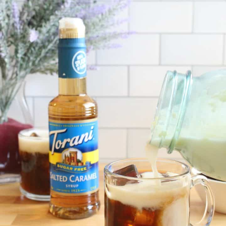 Keto Bulletproof Iced Salted Caramel Latte
