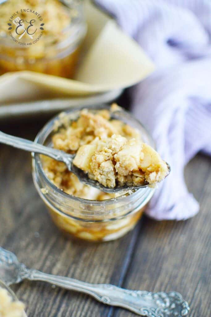 Apple Crisp in a Jar