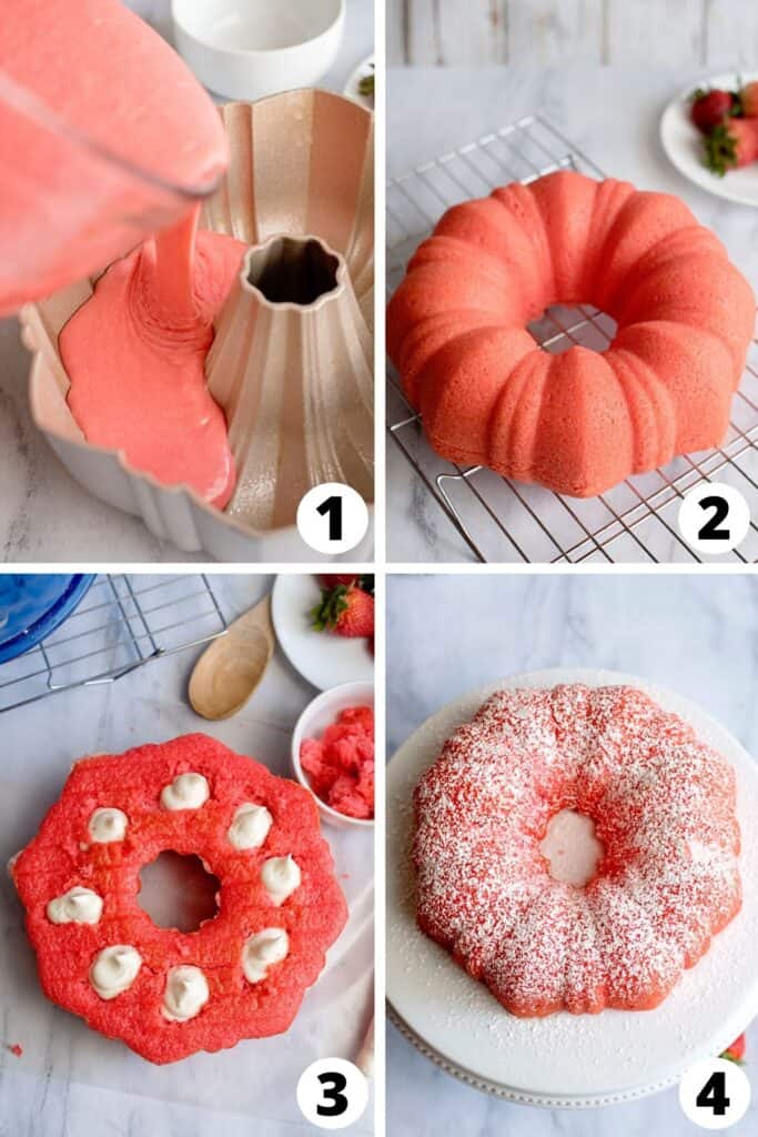 Strawberry Bundt Cake