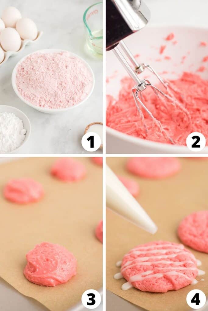 Strawberry Cookies Recipe