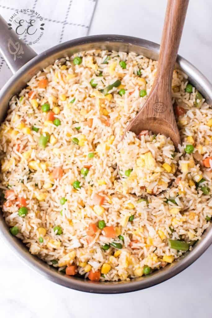 Easy Fried Rice Recipe with Eggs and Vegetables