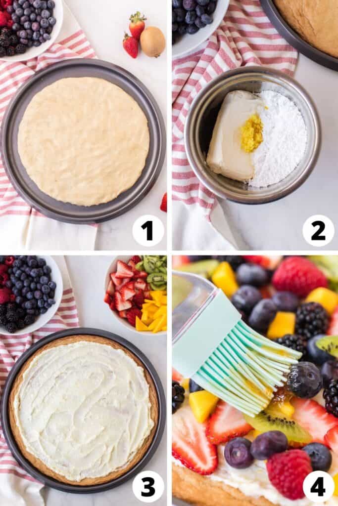 Dessert Pizza Recipe with Fruit Sugar Cookie Pizza Recipe with Fruit