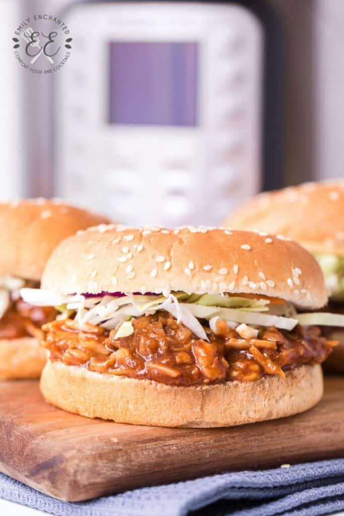 Instant Pot BBQ Chicken Sandwiches