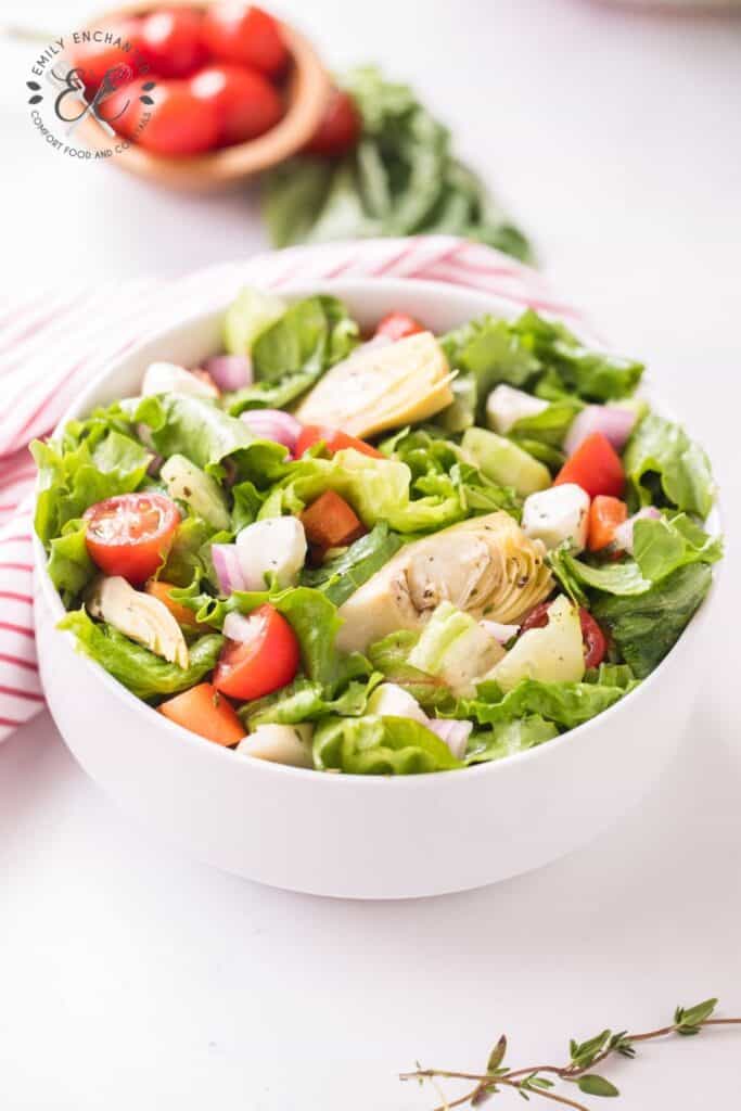 Italian Salad with Dressing