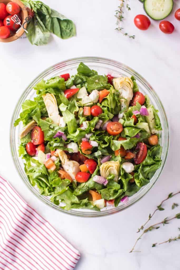 Zesty Italian Salad Recipe with Dressing