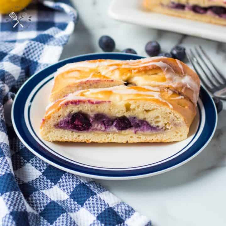 Lemon Blueberry Danish