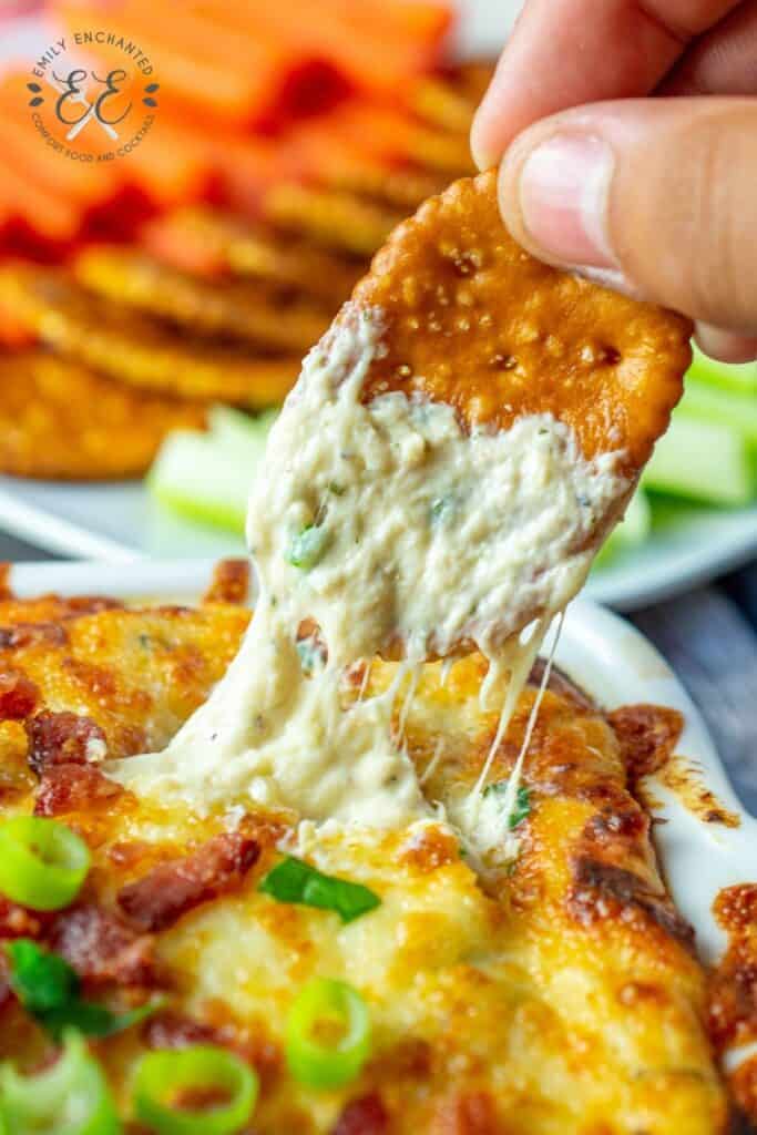 Cheesy Chicken and Bacon Dip Appetizer