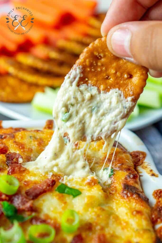 Cheesy Chicken and Bacon Dip Appetizer Cheesy Chicken and Bacon Dip Appetizer